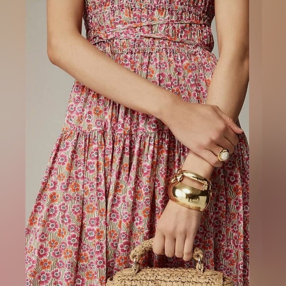 NWT J Crew tie-waist halter dress in Liberty Ellie print. Large - Picture 3 of 7